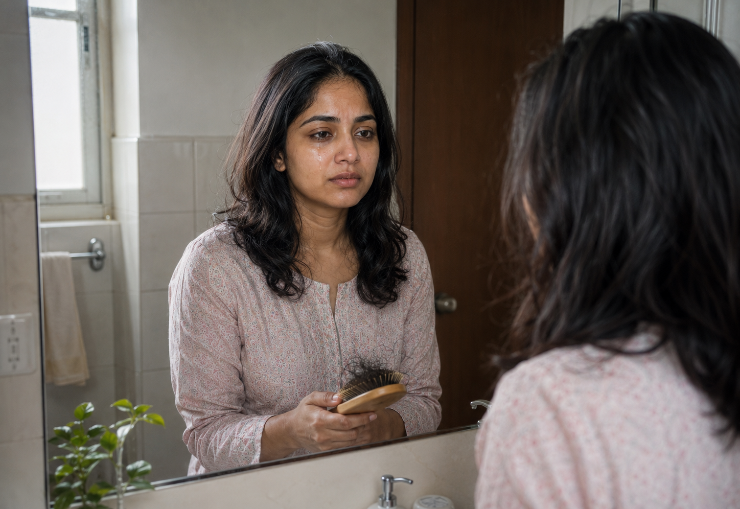 Riya Paul discovering the importance of a simple consistent scalp care routine